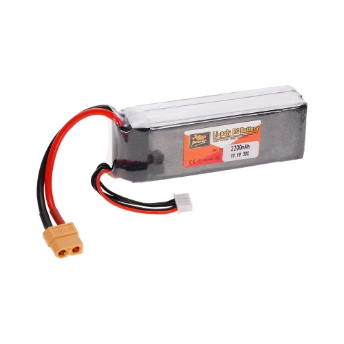 Prise de la batterie XT60 ZOP Power 3S 11.1V 2200mAh 30C LiPo