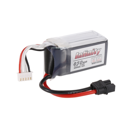 

Infinity 4S 14.8V 850mAh 70C Graphene LiPo Аккумулятор SY60 для XT60 Plug 180 210 250 Racing Drone Quadcopter Car Boat