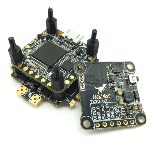 

HGLRC XJB F440-TX20.V2 F4 Flight Controller OSD 4in1 40A Blheli_S ESC 5.8G FPV-передатчик для RC Racing Quadcopter Drone