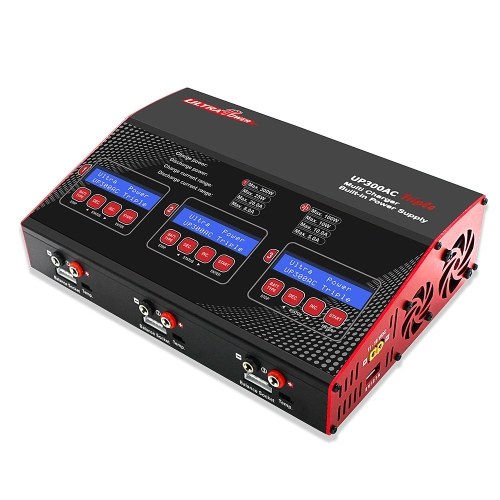 

ULTRA POWER UP300AC Triple 3-Way 3 * 100W High Power 1-6S LiIo/LiPo/LiFe/LiHV/NiCd/NiMH Battery Balance Charger Discharger