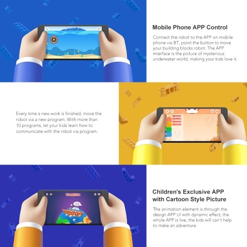 

XiaoMi MITU Building Block Robot Kit APP Control Programmable DIY Toy Kids Gift