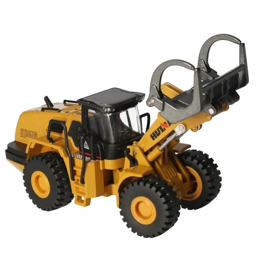 

HUINA 1716 Timber Grab Truck Model 1/50 Metal Timber Grab Engineering Car Vehicle Construction Flexible Joint and Wheels