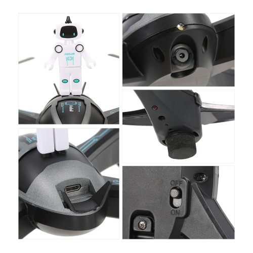 

Original Feilun FX131C1 Wifi FPV 1.0MP Camera Drone 2.4GHz 6 Axis Gyro Altitude Hold RC Quadcopter