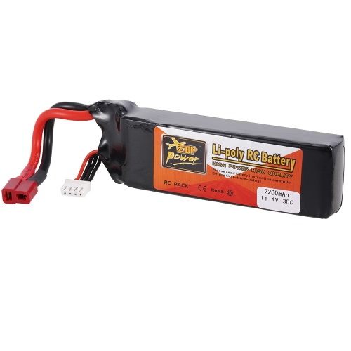 

ZOP Power 11.1V 3S 2200mAh 30C Li-po Battery T Plug