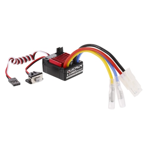 Original Hobbywing QuicRun WP 1060 Brushed Waterproof 60A ESC 2-3S 6V/3A BEC for 1/10 Touring Cars RC Buggy