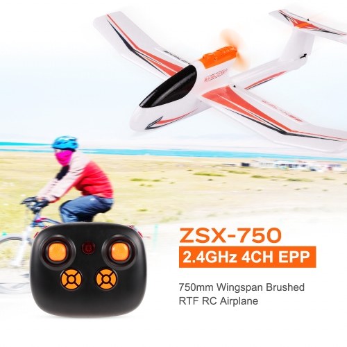 

ZSX-750 2.4GHz 4CH EPP 750mm Wingspan RTF Brushed RC Airplane Aircraft