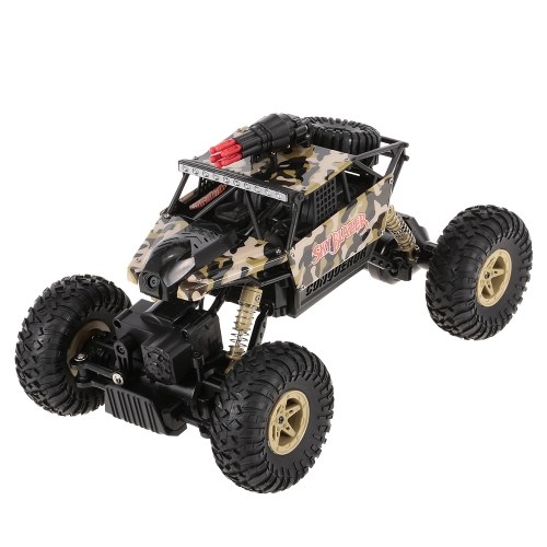

Wltoys 18428-A 1/18 2.4GHz 4WD RC Missile Car with 0.3MP Wifi FPV Camera Off-road Crawler RTR