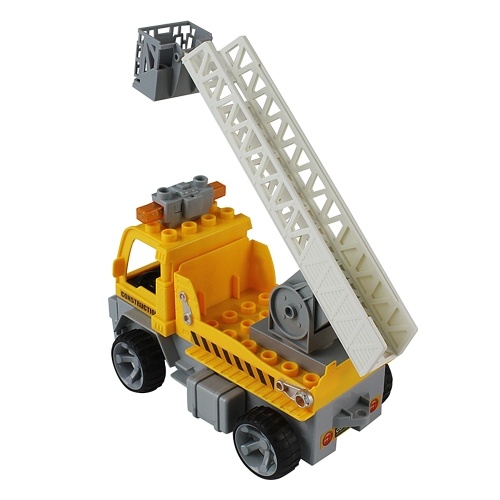 

16Pcs DIY Building Blocks Car 1/18 Инфракрасный пульт дистанционного управления RC Автомобиль Лестничный погрузчик Игрушка Рождественский подарок подарок для детей