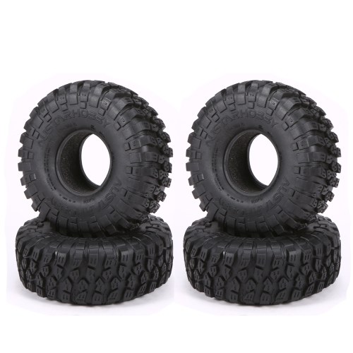 4PCS 120*40mm AUSTAR AX-6501 Rubber Tires Replacement for 1/10 Axial SCX10 TRX4