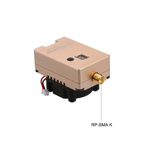 

Original Turbowing TX2000 5.8G 2000mW 40CH Wireless AV Transmitter for RC Drone FPV Real Time Transmission with Cooling Fan