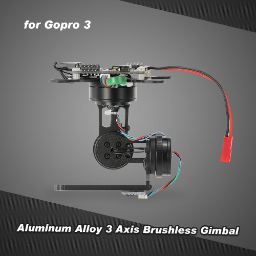 

Алюминиевый сплав 3 Ось Бесщеточный Gimbal с Storm32 BGC Панель управления для GoPro 3 4 DJI F450 F550 Cheerson CX-20 аэрофотосъемки