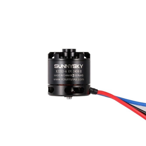 

SUNNYSKY X2212 2450KV II 2-3S Бесщеточный моторный короткозамкнутый вал для самолёта RC Самолет с неподвижным крылом