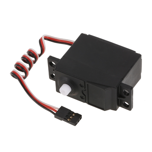 

ZD Racing 3.5KG Рулевое управление 4.8V-6V 0.10sec / 60 ° Пластиковый редуктор Водонепроницаемый сервопривод для 1/10 1/12 RC Car
