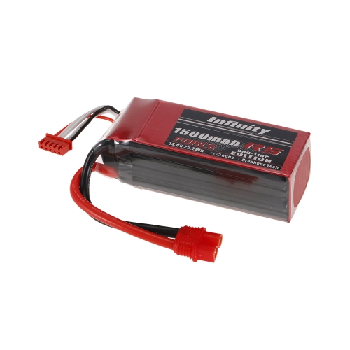 

Infinity 4S 14.8V 1500mAh 80C-110C LiPo Battery SY60 for XT60 Plug 250 280 F330 Racing Drone Helicopter Car
