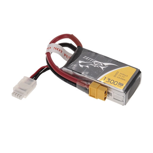 ACE TATTU 1300mAh 11.1V 45C 3S1P 3S Batterie Lipo avec prise de connecteur XT60 pour FPV Racing Drone