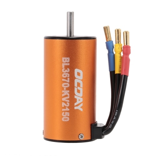 

OCDAY BL3670 2150KV Sensorless Brushless Motor with 120A ESC for 1/8 RC Crawler Traxxas Redcat HSP Car Truck