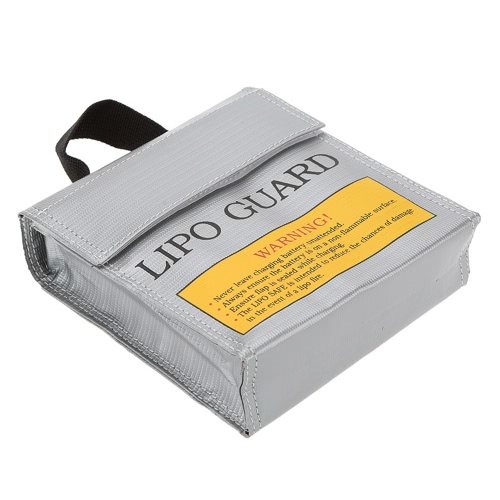 

15.5 * 15.5 * 5 см Серебро Высокое качество Стекловолокно RC LiPo Батарея Безопасная сумка Безопасная защита Charge Sack