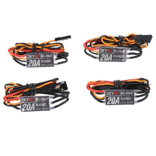 

4Pcs Оригинальный SKYRC Nano 20A Бесщеточный ESC электронный контроллер скорости с прошивкой BLHeli для QAV250 300 RC Quadcopter