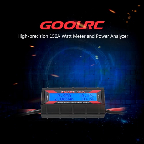 

GoolRC 150A Высокоточные Ватт метр и анализатор мощности с подсветкой Дисплей