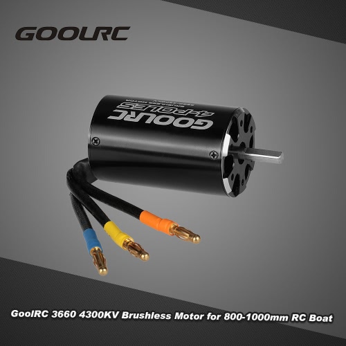 

Original GoolRC High Performance 3660 4300KV 4 полюса Бесщеточный бессенсорный мотор для лодки 800-1000 мм RC