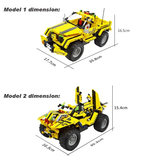 514Pcs Double E C51003W 2 in 1 RC Pickup Truck Building Blocks Kits 2.4G Car Model DIY Toys от Tomtop.com INT 514Pcs Double E C51003W 2 in 1 RC Pickup Truck Building Blocks Kits 2.4G Car Model DIY Toys от Tomtop.com INT