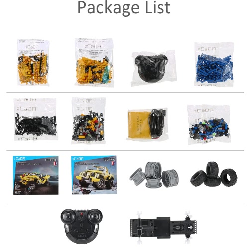514Pcs Double E C51003W 2 in 1 RC Pickup Truck Building Blocks Kits 2.4G Car Model DIY Toys от Tomtop.com INT 514Pcs Double E C51003W 2 in 1 RC Pickup Truck Building Blocks Kits 2.4G Car Model DIY Toys от Tomtop.com INT
