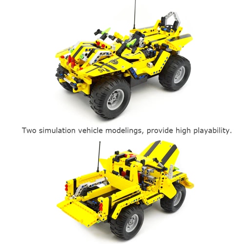 514Pcs Double E C51003W 2 in 1 RC Pickup Truck Building Blocks Kits 2.4G Car Model DIY Toys от Tomtop.com INT 514Pcs Double E C51003W 2 in 1 RC Pickup Truck Building Blocks Kits 2.4G Car Model DIY Toys от Tomtop.com INT
