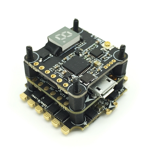 

HGLRC XJB F438-TX20.V2 F4 Flight Controller OSD 4in1 38A Blheli_S ESC 5.8G FPV-передатчик для RC Racing Quadcopter Drone
