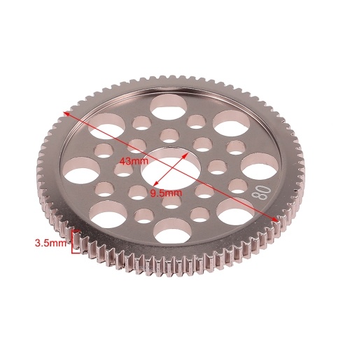 

48DP 80T Metal Spur Gear