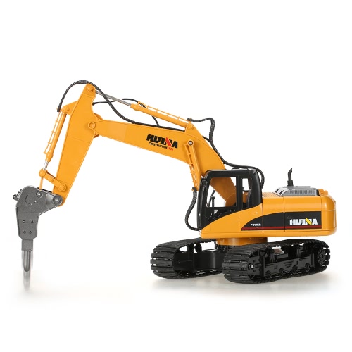 HUINA TOYS NO.1560 2.4G 16CH RC Excavator Broken Disassemble Truck Engineering Vehicle Toys