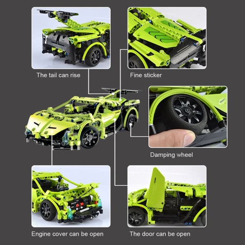 453Pcs Double E C51007W 2.4G Sport Racing Car Building Blocks Kits DIY RC Car от Tomtop.com INT 453Pcs Double E C51007W 2.4G Sport Racing Car Building Blocks Kits DIY RC Car от Tomtop.com INT