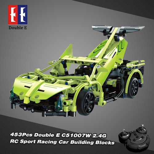 453Pcs Double E C51007W 2.4G Sport Racing Car Building Blocks Kits DIY RC Car от Tomtop.com INT 453Pcs Double E C51007W 2.4G Sport Racing Car Building Blocks Kits DIY RC Car от Tomtop.com INT