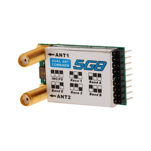 

Turbowing Dual Antenna 5.8G 32CH Raceband Receiver Module for FATSHARK FPV Goggles