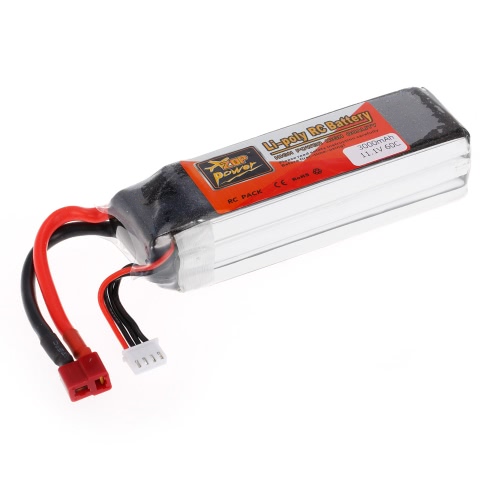 

ZOP Power 3S 11.1V 3000mAh 60C High Rate LiPo Battery T Plug