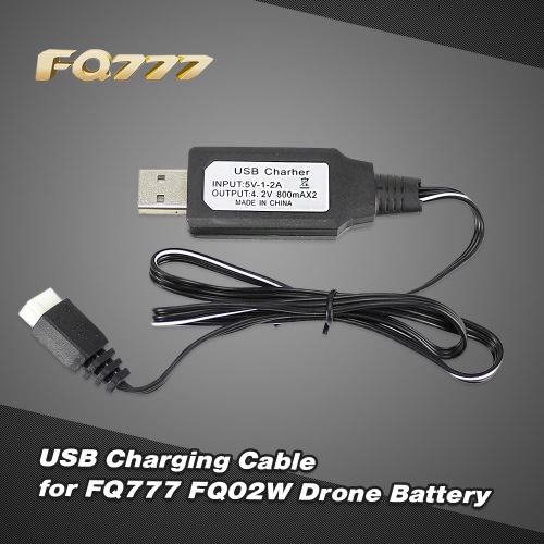 

Lipo Battery USB Charging Cable for FQ777 FQ02W FPV Drone Foldable Quadcopter