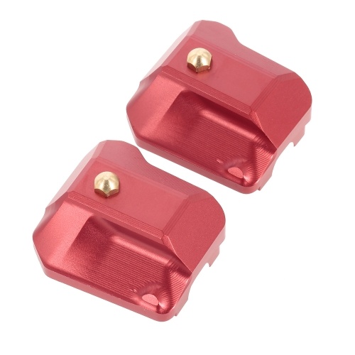 

2pcs Front Rear Axle Bridge Metal Cover for Traxxas TRX-4 RC Crawler Car