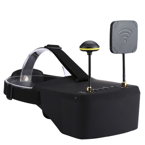 EV800D 5.8G 40CH 5 Inch 800*480 Video Headset Diversity FPV Goggles With Battery for Remote Control Model FPV Drone