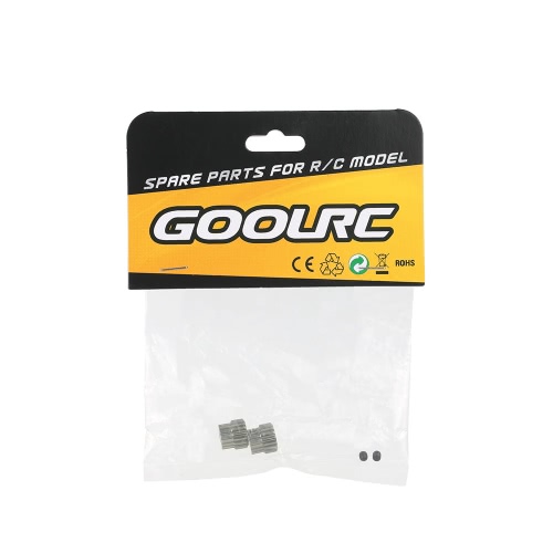 

GoolRC 2Pcs 48DP 3.175mm 17T Pinion Motor Gear for RC Car Brushed Brushless Motor
