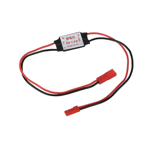 

Mini Lightweight Step-down Module 1.5A/5V 2-4S Switch Mode UBEC for Helicopter Quadcopter Gimbal Receiver Servo Power Supply