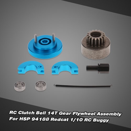 02107 02068 RC Clutch Bell 14T Gear Flywheel Assembly For HSP 94188 Redcat 1/10 RC Buggy от Tomtop.com INT 02107 02068 RC Clutch Bell 14T Gear Flywheel Assembly For HSP 94188 Redcat 1/10 RC Buggy от Tomtop.com INT