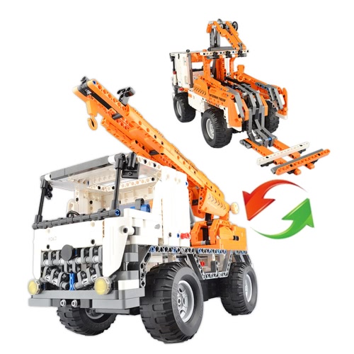 838Pcs Double E C51013W 2 in 1 RC Mobile Crane Building Blocks Kits 2.4G Engineering Model DIY Construction Toys от Tomtop.com INT 838Pcs Double E C51013W 2 in 1 RC Mobile Crane Building Blocks Kits 2.4G Engineering Model DIY Construction Toys от Tomtop.com INT