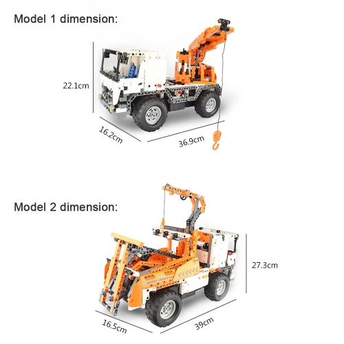 838Pcs Double E C51013W 2 in 1 RC Mobile Crane Building Blocks Kits 2.4G Engineering Model DIY Construction Toys от Tomtop.com INT 838Pcs Double E C51013W 2 in 1 RC Mobile Crane Building Blocks Kits 2.4G Engineering Model DIY Construction Toys от Tomtop.com INT