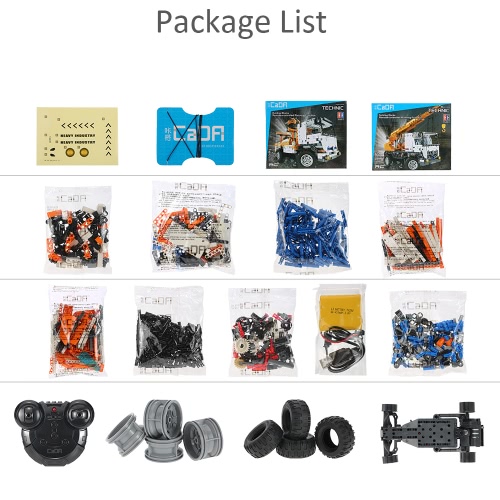 838Pcs Double E C51013W 2 in 1 RC Mobile Crane Building Blocks Kits 2.4G Engineering Model DIY Construction Toys от Tomtop.com INT 838Pcs Double E C51013W 2 in 1 RC Mobile Crane Building Blocks Kits 2.4G Engineering Model DIY Construction Toys от Tomtop.com INT