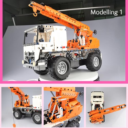 838Pcs Double E C51013W 2 in 1 RC Mobile Crane Building Blocks Kits 2.4G Engineering Model DIY Construction Toys от Tomtop.com INT 838Pcs Double E C51013W 2 in 1 RC Mobile Crane Building Blocks Kits 2.4G Engineering Model DIY Construction Toys от Tomtop.com INT