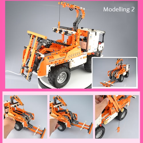 838Pcs Double E C51013W 2 in 1 RC Mobile Crane Building Blocks Kits 2.4G Engineering Model DIY Construction Toys от Tomtop.com INT 838Pcs Double E C51013W 2 in 1 RC Mobile Crane Building Blocks Kits 2.4G Engineering Model DIY Construction Toys от Tomtop.com INT
