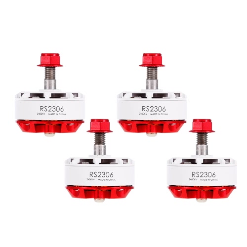 

4шт Оригинальный EMAX RS2306 2400KV White Race Специальный выпуск Brushless Motor 30A ESC Combo для FPV RC Quadcopter
