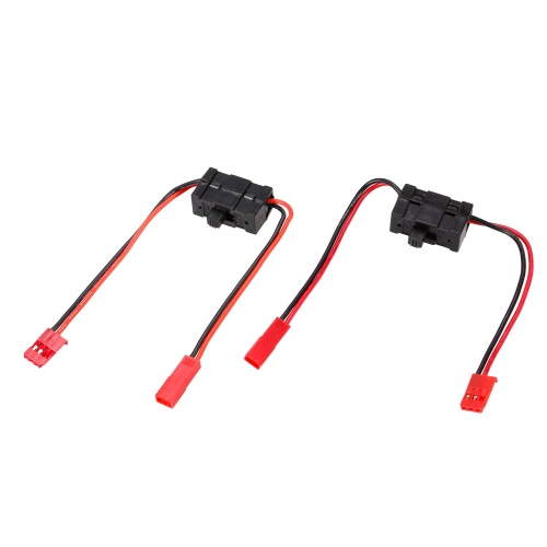 

2pcs Power Switch with JST Connector for HSP Traxxas 1/8 1/10 RC Car and Boat