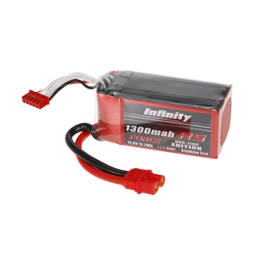 

Infinity 4S 14.8V 1300mAh 80C-110C LiPo Аккумулятор SY60 для XT60 Plug 250 280 Racing Drone RC Car Boat