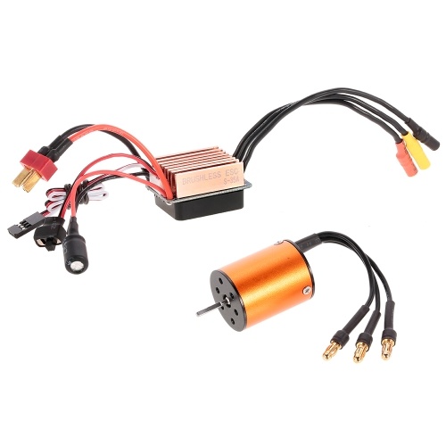 OCDAY B2430 5800KV moteur brushless sans capteur avec S-35A 3.5mm ESC Set pour 1/16 1/18 RC voiture bateau