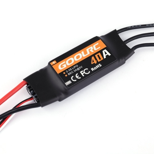 

GoolRC A2212 2450KV Бесщеточный электродвигатель с кронштейном 40A ESC 2PCS MG90S